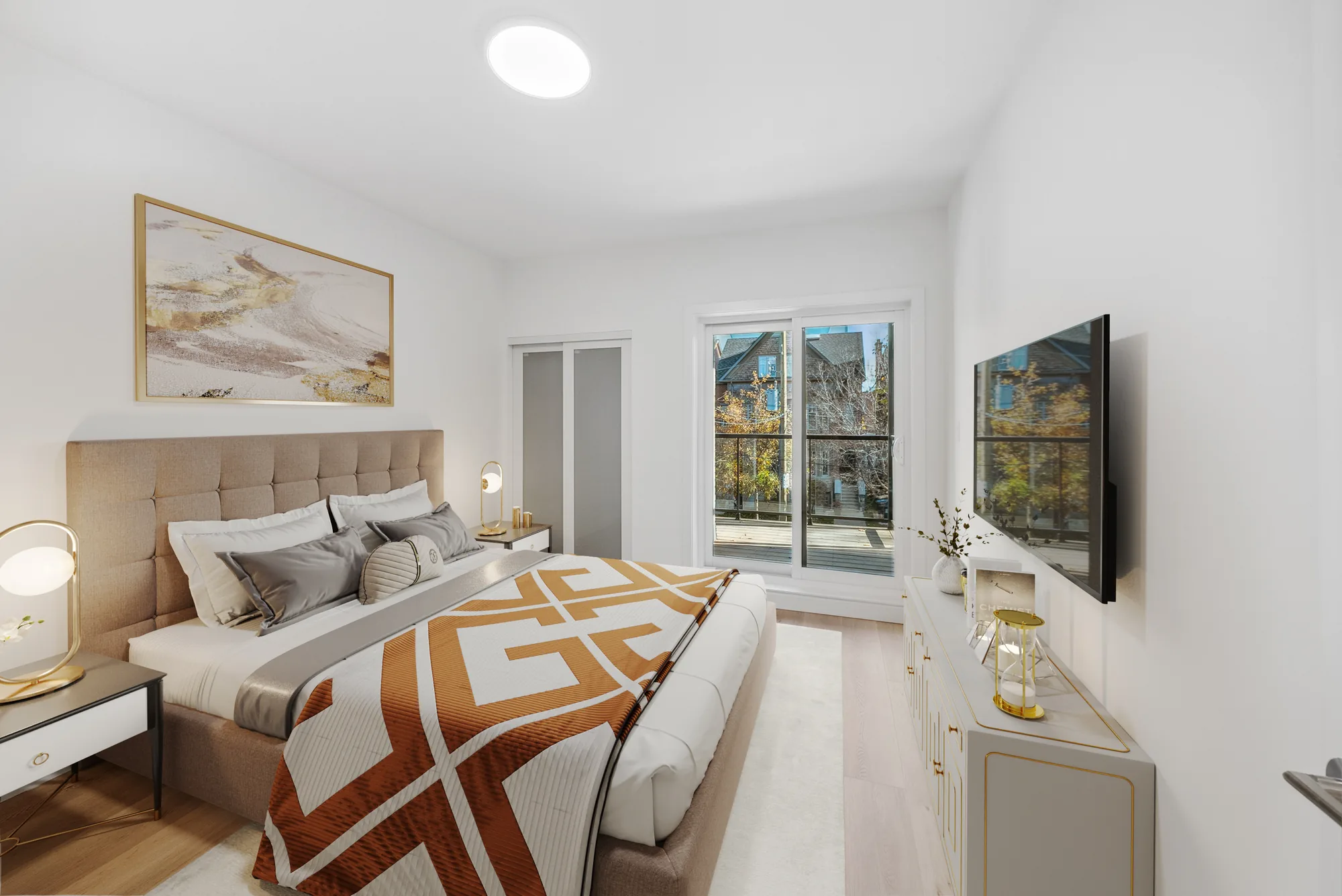 112 Walmer — staged bedroom